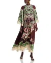 La Doublej Cerere Printed Silk Chiffon Maxi Dress In Testa Di M
