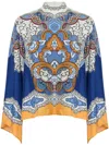 La Doublej Make An Exit Top In Portal Placée Light Blue