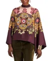 La Doublej Make An Exit Top In Bounty Placée Burgundy