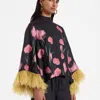 La Doublej Make An Exit Blouse In Anthurium Black