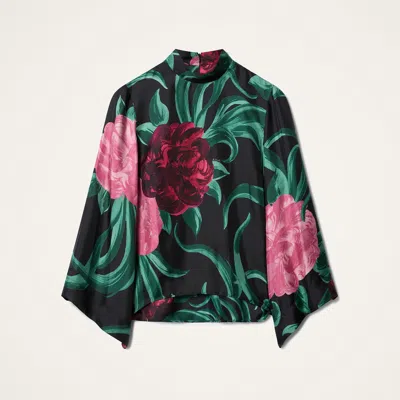 La Doublej Make An Exit Top In Blue