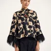 La Doublej Make An Exit Top In Buttercup Black