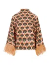 La Doublej Make An Exit Top In Orange
