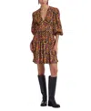 La Doublej Margherita Dress Corte Black In Corte Black