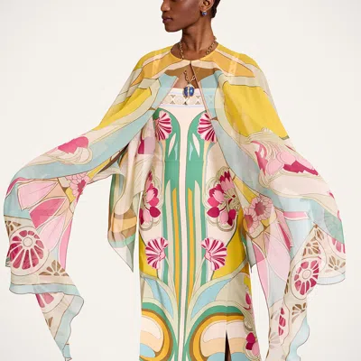 La Doublej Maria Cape In Multi