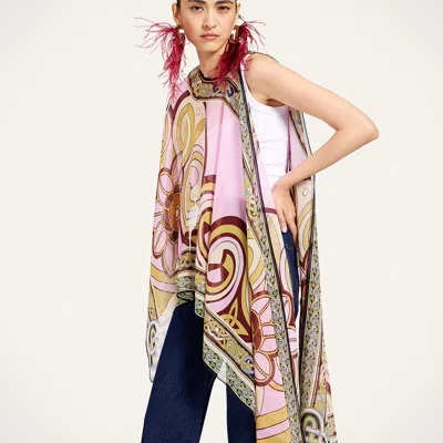 La Doublej Maria Cape In Pink