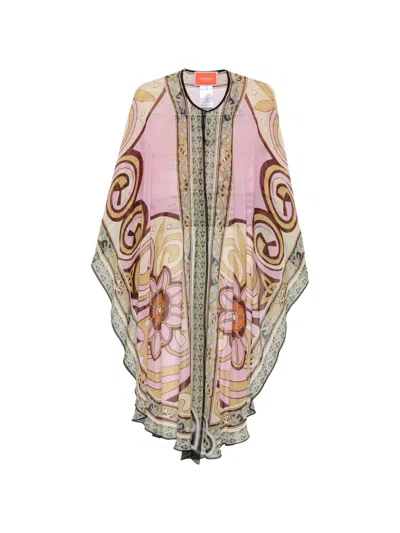 La Doublej Maria Cape In Pink
