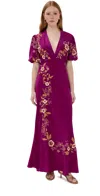 La Doublej Marlene Dress Embroidered Solid