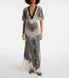 La Doublej Marlene Dress In Chakra Placée In Multi