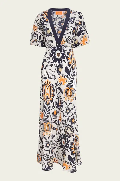 La Doublej Marlene Dress In Selva White