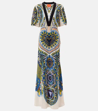 LA DOUBLEJ MARLENE SILK MAXI DRESS
