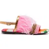 La Doublej Medal Sandal In Gyn White