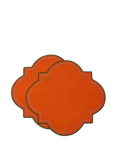 LA DOUBLEJ MEDALLION PLACEMATS (SET OF TWO)