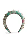 La Doublej Medici Headband In Grün