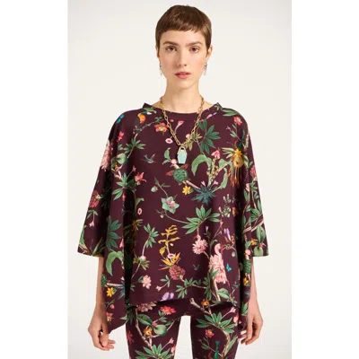 La Doublej Meditation Poncho In Purple