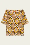 La Doublej Meditation Tee In Palazzo Orange
