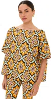 La Doublej Meditation Tee In Palazzo Orange In Yellow