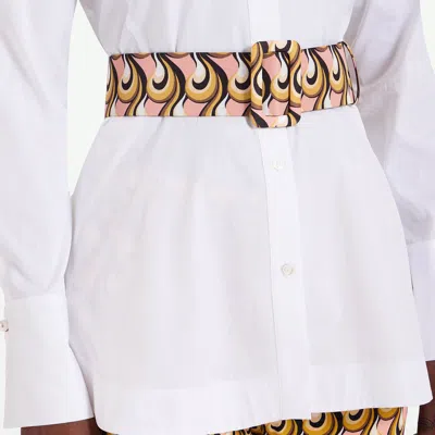 La Doublej Medium Belt In Melty Pink