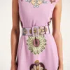 La Doublej Medium Belt In Pink