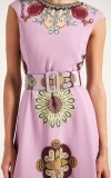 La Doublej Medium Belt In Purple