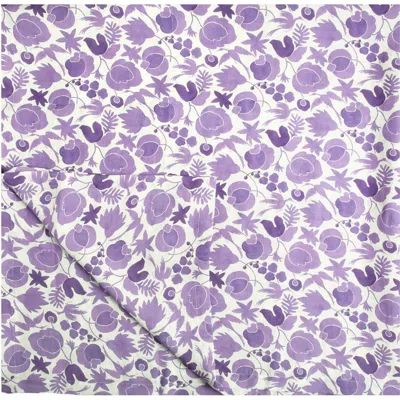 La Doublej Medium Tablecloth (180x280) Wildbird Viola Purple