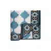 La Doublej Medium Tablecloth In Plaza Sky Blue