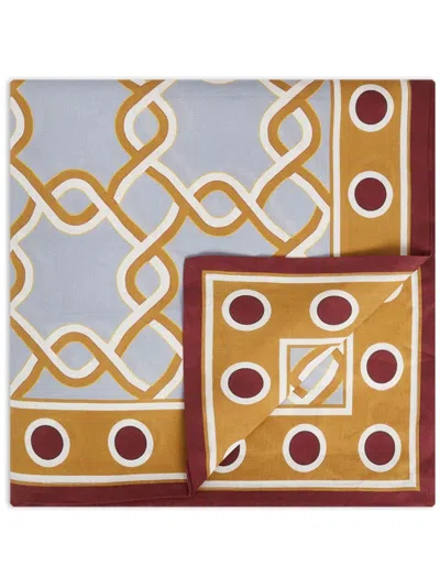 La Doublej Medium Tackle Tablecloth In Blau