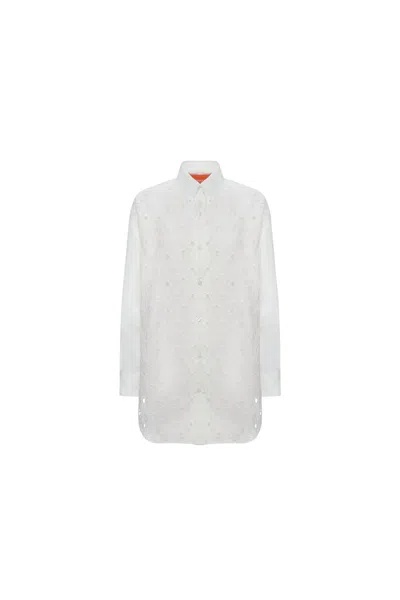 La Doublej Men's Lace Better Than Your Boyfriend's Shirt In White
