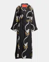 La Doublej Midnight Dress In Black White