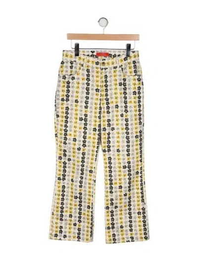 Pre-owned La Doublej Mid-rise Wide Leg Jeans In Multi