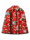 La Doublej Milano Mini Cape In Multi
