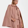 La Doublej Milano Mini Cape In Tulip Pale Pink
