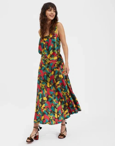 LA DOUBLEJ LA DOUBLEJ MILANO SKIRT VINES BROWN
