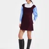 La Doublej Arabesque Mini Dress Pixel Jacquard Blue In Pixel Blue