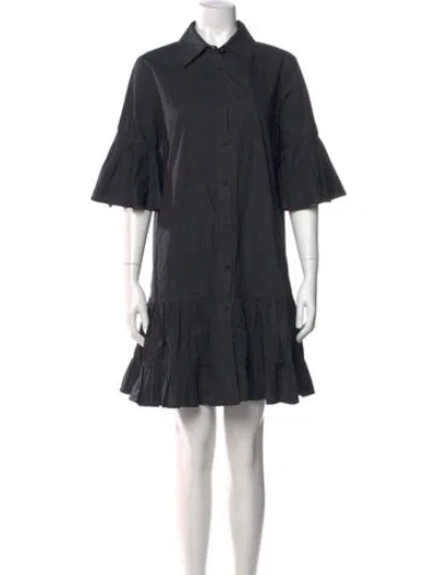 Pre-owned La Doublej Mini Dress In Gray