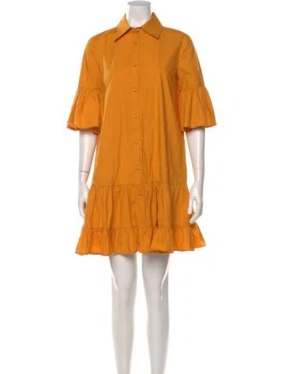 Pre-owned La Doublej Mini Dress In Orange