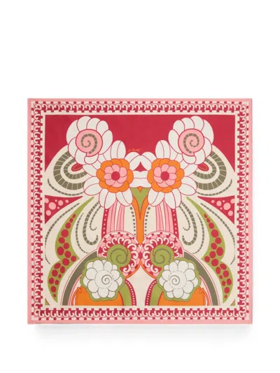 La Doublej Mini Floulard 45x45 In Pink