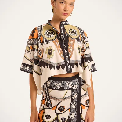 La Doublej Mini Foulard Shirt