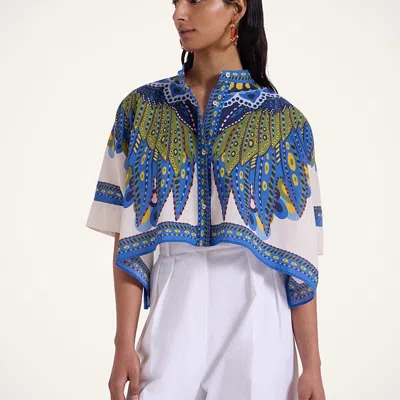 LA DOUBLEJ MINI FOULARD SHIRT
