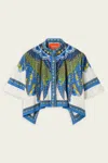 La Doublej Mini Foulard Shirt In Chakra Placee