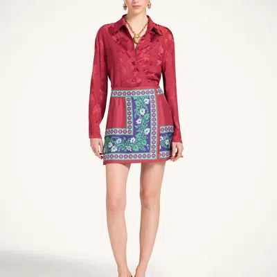 La Doublej Mini Foulard Skirt In Multi