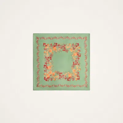La Doublej Mini Foulard In Green