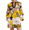 La Doublej Kaftan Mini Dress In Multi