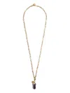 La Doublej Mini Obelisk Charm In Gold