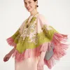 La Doublej Mini Poncho In Multi