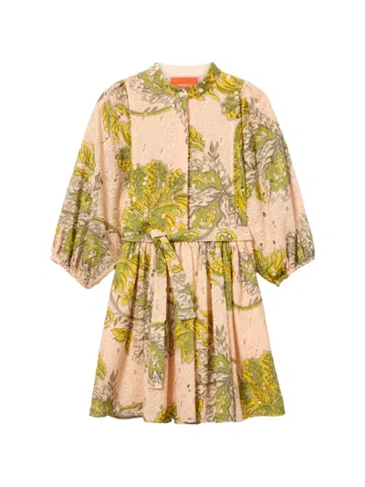 La Doublej Mini Portofino Dress In Multi
