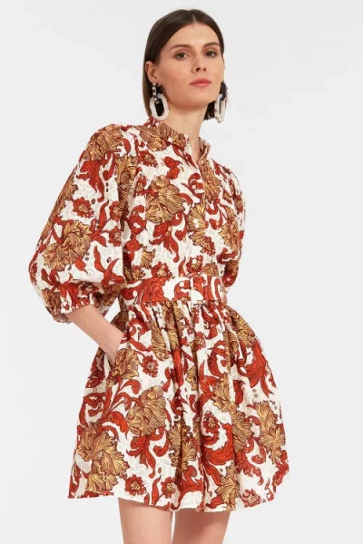 LA DOUBLEJ LA DOUBLEJ MINI PORTOFINO DRESS REEF WHITE