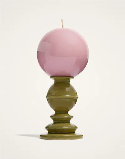 La Doublej Mini Space Pillar Candle In Multi