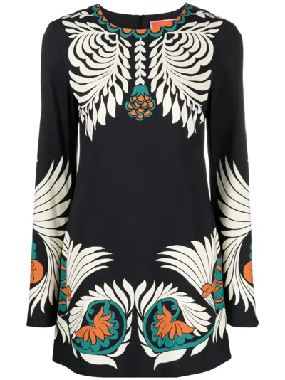LA DOUBLEJ MINI SUPREMES-PRINT SWING DRESS