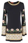 La Doublej La Double J Mini Supreme Swing Printed Mini Dress